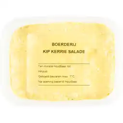 Dekamarkt Salade boerderij kip kerrie aanbieding