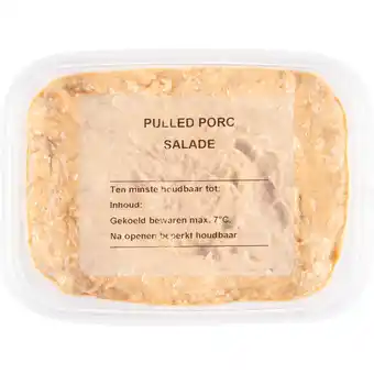 Dekamarkt Salade pulled porc aanbieding