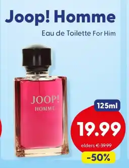 Die Grenze Joop! Homme aanbieding
