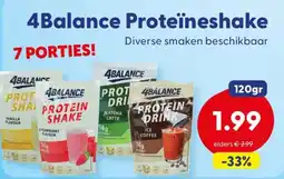 Die Grenze 4Balance Proteïneshake aanbieding