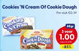 Die Grenze Cookies 'N Cream Of Cookie Dough aanbieding