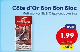 Die Grenze Côte d'Or Bon Bon Bloc aanbieding