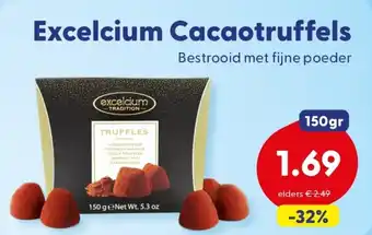 Die Grenze Excelcium Cacaotruffels aanbieding