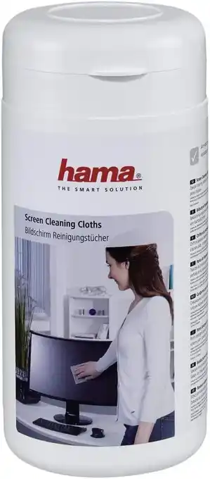 Amazon Hama Beeldscherm-reinigingsdoekjes 100 Stuks In Box aanbieding
