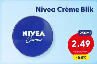 Die Grenze Nivea Crème Blik aanbieding