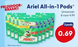 Die Grenze Ariel All in 1 Pods aanbieding