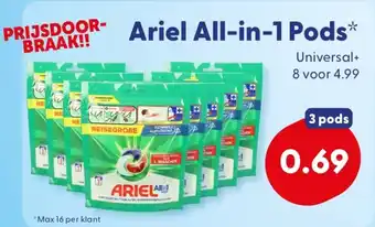 Die Grenze Ariel All in 1 Pods aanbieding