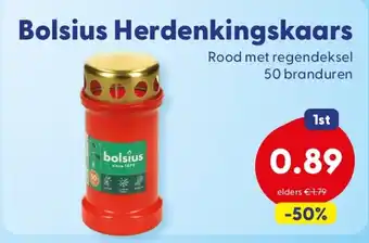 Die Grenze Bolsius Herdenkingskaars aanbieding