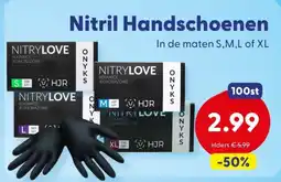 Die Grenze Nitril Handschoenen aanbieding
