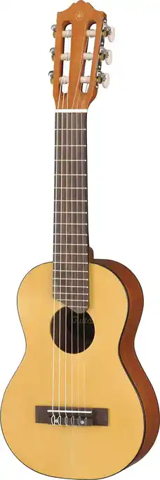 Amazon Yamaha GL-1 Guitalele Ukelele, 6 snaren, Kleine 1/8 Houten Reiszeep, Incl. Tas, Naturel aanbieding