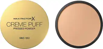 Amazon Max Factor Creme Puff Pressed Compact Powder 050 Natural aanbieding