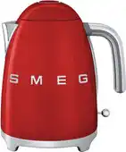 Amazon SMEG KLF03RDEU, Elektrisch waterkoker 50’s Style, 1.7L, Kleur : rood aanbieding