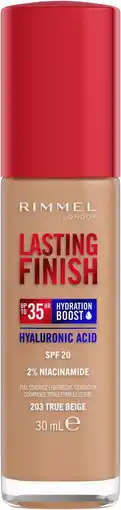 Amazon Rimmel London Lasting Finish 35 Hour Foundation - 203 - True Beige, 30 ml aanbieding