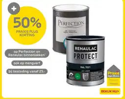 Praxis Op Perfection en Renaulac binnenlakken aanbieding