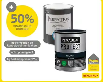 Praxis Op Perfection en Renaulac binnenlakken aanbieding