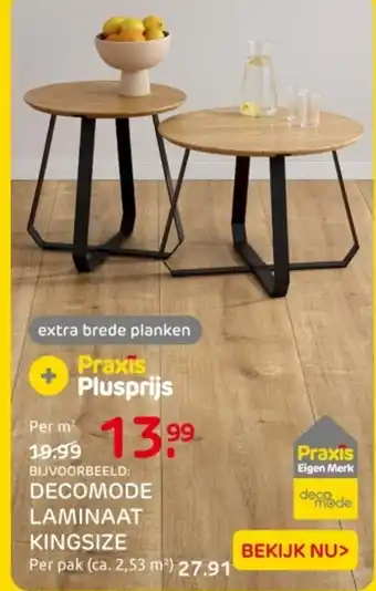 Praxis Decomode laminaat kingsize aanbieding