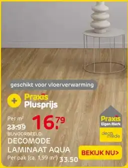 Praxis Decomode laminaat aqua aanbieding