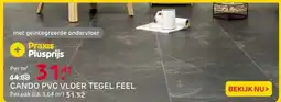 Praxis Cando PVC vloer tegel feel aanbieding