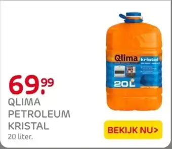 Praxis Qlima petroleum kristal aanbieding