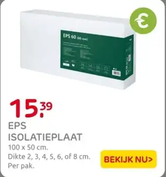Praxis EPS Isolatieplaat aanbieding