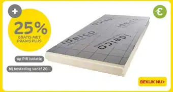 Praxis Op PIR isolatie aanbieding