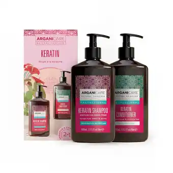 Douglas Arganicare Duo Box Shampoo + Conditioner Keratin aanbieding