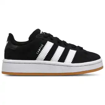 Foot Locker Adidas Campus Peuterschoenen - Zwart - Maat 33.5 - Suède aanbieding