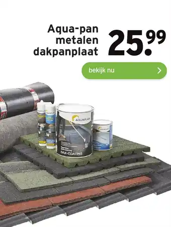 GAMMA Aqua-pan Metalen dakpanplaat aanbieding