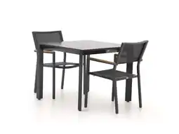 Kees Smit Bellagio Roma/Sestino 90cm dining tuinset 3-delig stapelbaar aanbieding