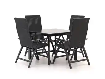 Kees Smit Bellagio Avio/Sestino 90cm dining tuinset 5-delig verstelbaar aanbieding