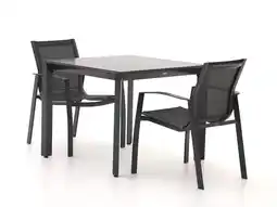 Kees Smit R&S Design Altea/Sestino 90cm dining tuinset 3-delig stapelbaar aanbieding