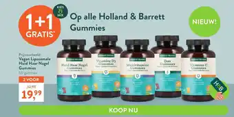 Holland & Barrett Vegan Liposomale Huid Haar Nagel Gummies aanbieding