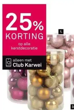 Karwei Kerstballenmix aanbieding