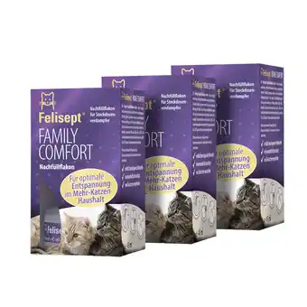 Zooplus Felisept Family Comfort Navulflacon van 45 ml - Voordeelpak: 3 x Navulflacon 45 ml aanbieding