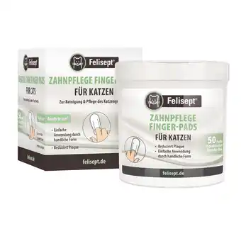 Zooplus 50 Vingerpads Felisept Tandverzorging voor Katten aanbieding