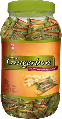Amazon GINGERBON - Gember Bonbons - (1 X 620 GR) aanbieding