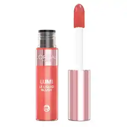 Kruidvat L'Oréal Paris Lumi Le Liquid 630 Glowy True Rose Blush aanbieding