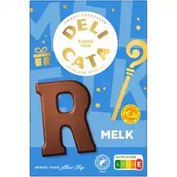 Albert Heijn Delicata Chocoladeletter melk R aanbieding