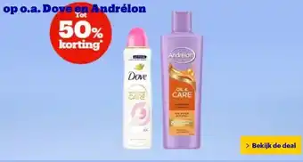 Bol.com op o.a. Dove en Andrélon aanbieding