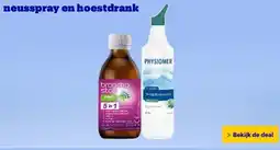 Bol.com neusspray en hoestdrank aanbieding