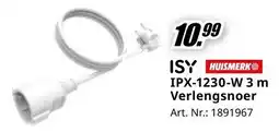 MediaMarkt ISY IPX-1230-W 3 m Verlengsnoer aanbieding