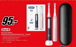 MediaMarkt Oral-B iO 3 Duo Editie Elektrische tandenborstel set - 2 stuks aanbieding