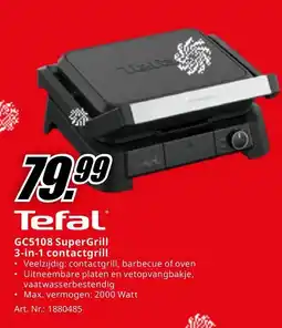 MediaMarkt Tefal® GC5108 SuperGrill 3-in-1 contactgrill aanbieding