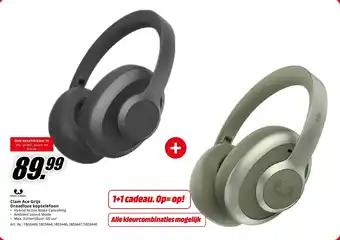 MediaMarkt FRESH 'N REBEL Clam Ace Grijs Draadloze koptelefoon aanbieding