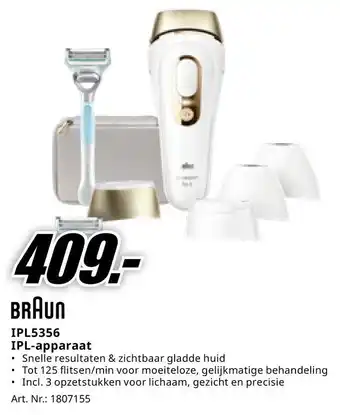 MediaMarkt BRAUN IPL5356 IPL-apparaat aanbieding