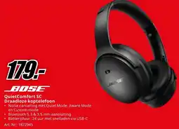 MediaMarkt BOSE QuietComfort SC Draadloze koptelefoon aanbieding