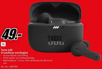 MediaMarkt JBL Tune 245 Draadloze oordopjes aanbieding