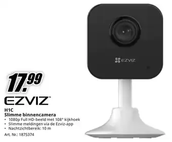 MediaMarkt EZVIZ H1C TH Slimme binnencamera aanbieding