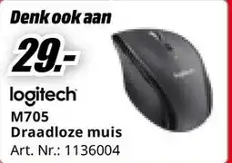 MediaMarkt logitech M705 Draadloze muis aanbieding
