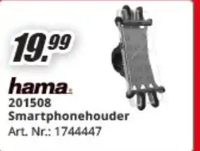 MediaMarkt hama 201508 Smartphonehouder aanbieding